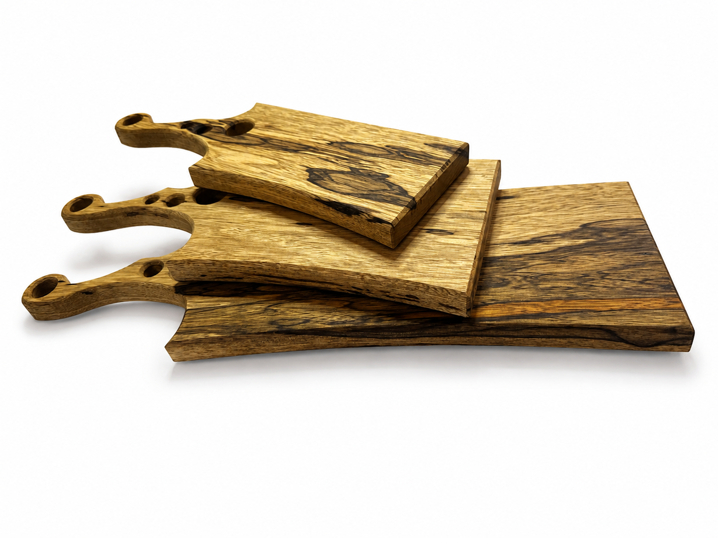Bubble Handle Olivewood Set